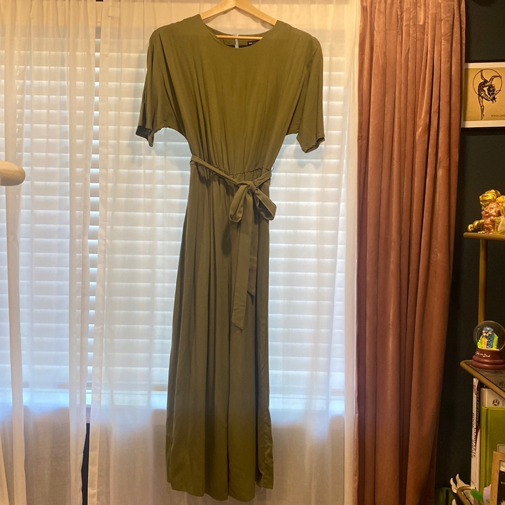 Olive green jumpsuit